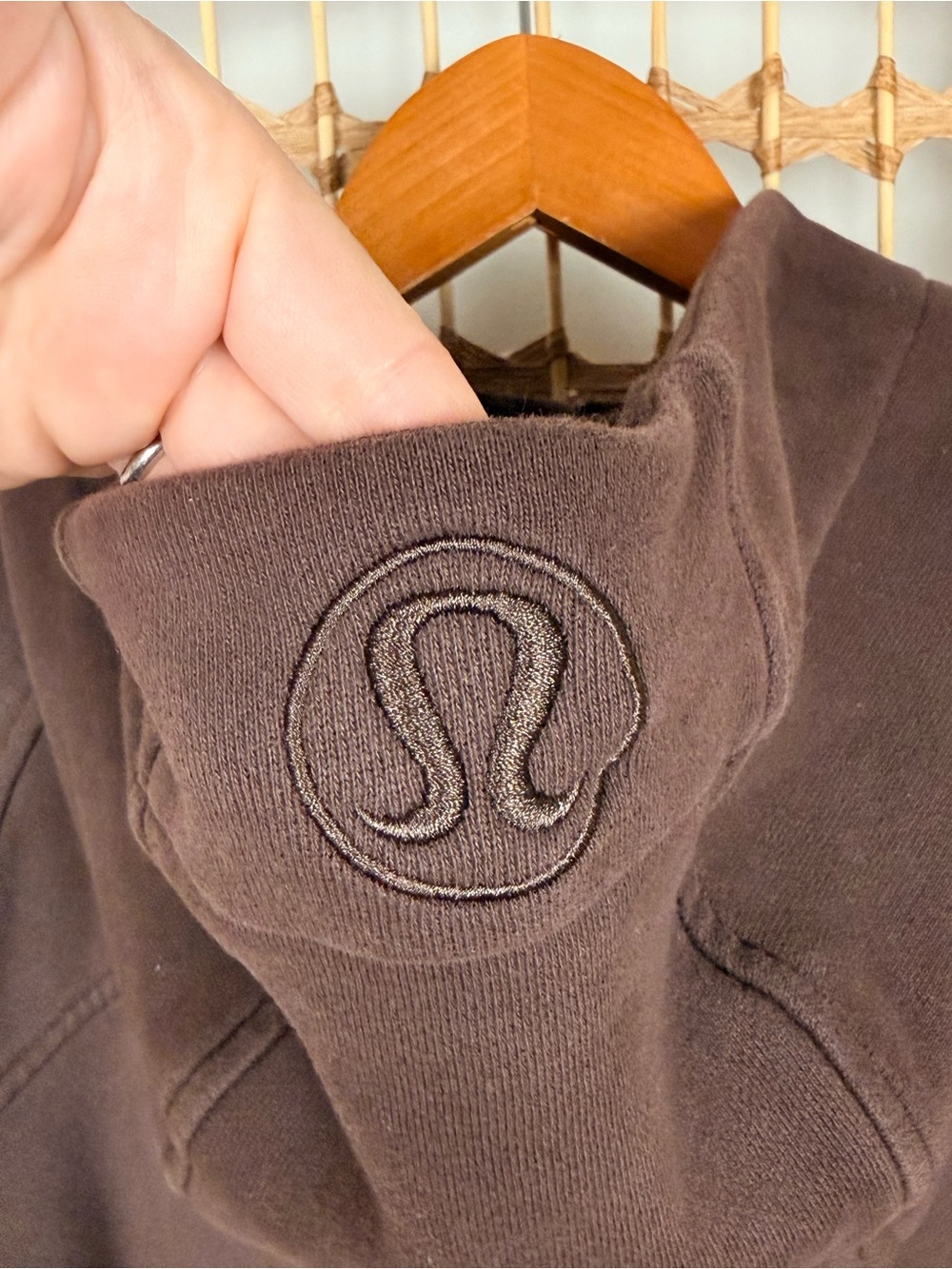 Lululemon Scuba Full-Zip Hoodie Espresso Size 10 - Picture 6 of 7